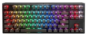 Ducky One 2 RGB TKL 80％ version Amazon.com: Ducky One 2 RGB 80% Mechanical Keyboard: Cherry